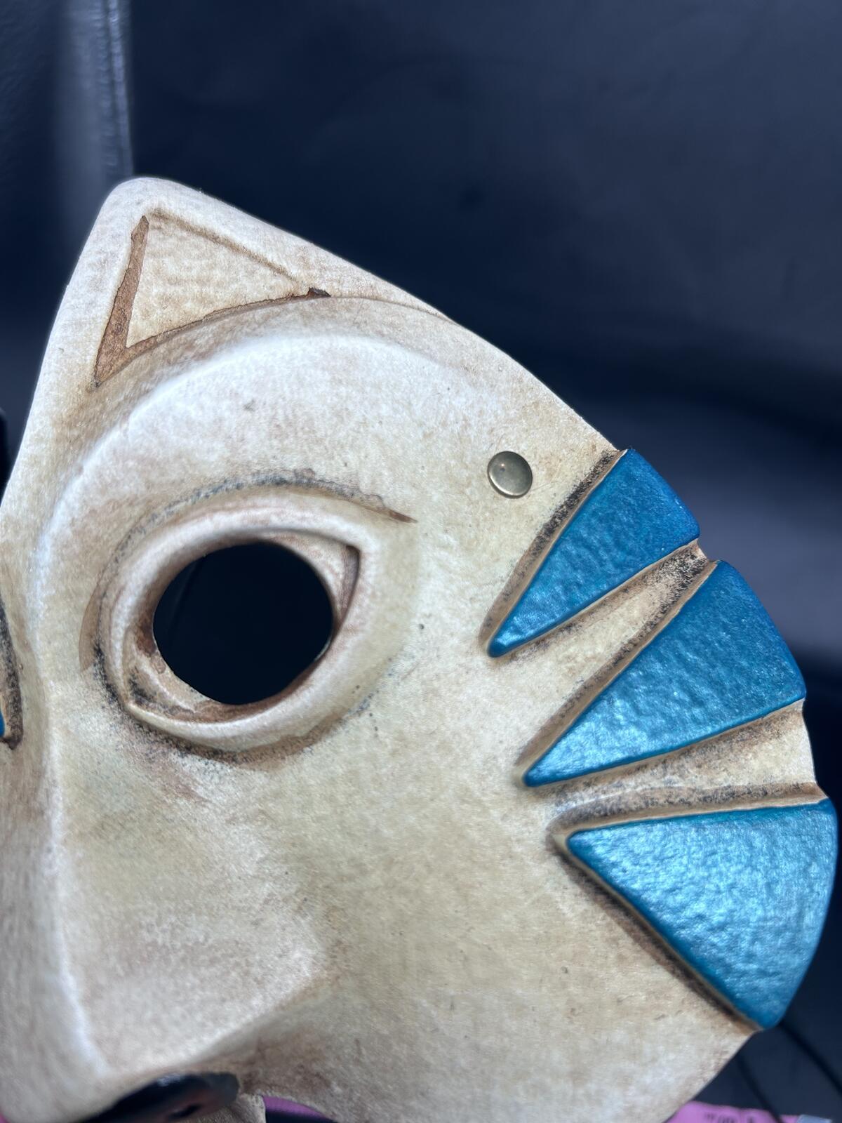 Handmade Atelier Pirate Latex Cat Mask (Unused w/ Original Care Card)