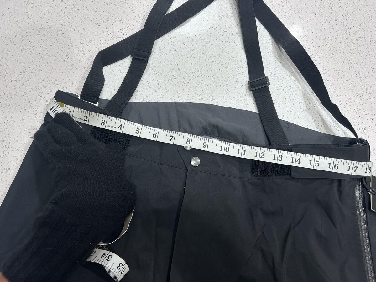 Norrøna Trollveggen Gore-Tex Ski Pants Black and Gray XL