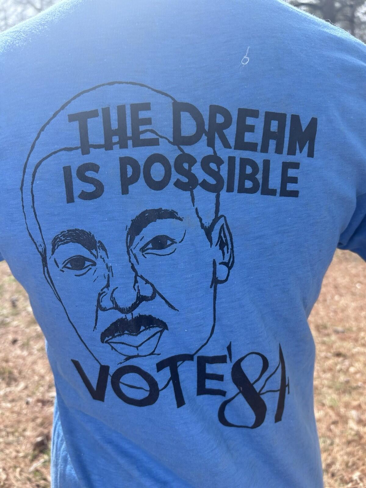 Vintage 1988 Jesse Jackson For President Shirt Single Stitch Fruit of the Loom M