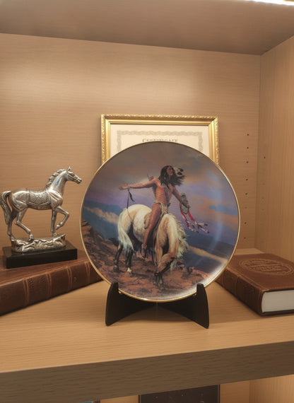 Vintage Franklin Mint Spirit of the Skies Neoma Adams Native Collector Plate