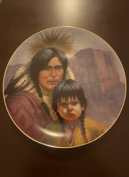 Vintage 1987 Gregory Perillo | The Cheyenne Nation Collectible Decorative Plate