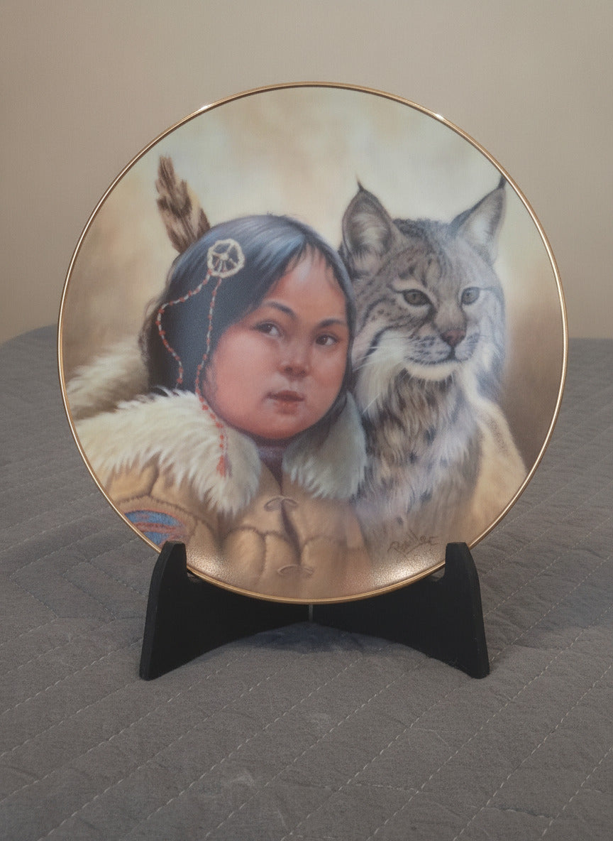 Ardalt Porcelain Collector Plate Winter Scouts by Perillo Signature 1985