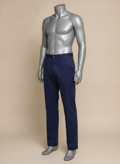 THRIFT| Polo Ralph Lauren M 40W 30L Navy Chino Pants Classic Straight Leg Cotton