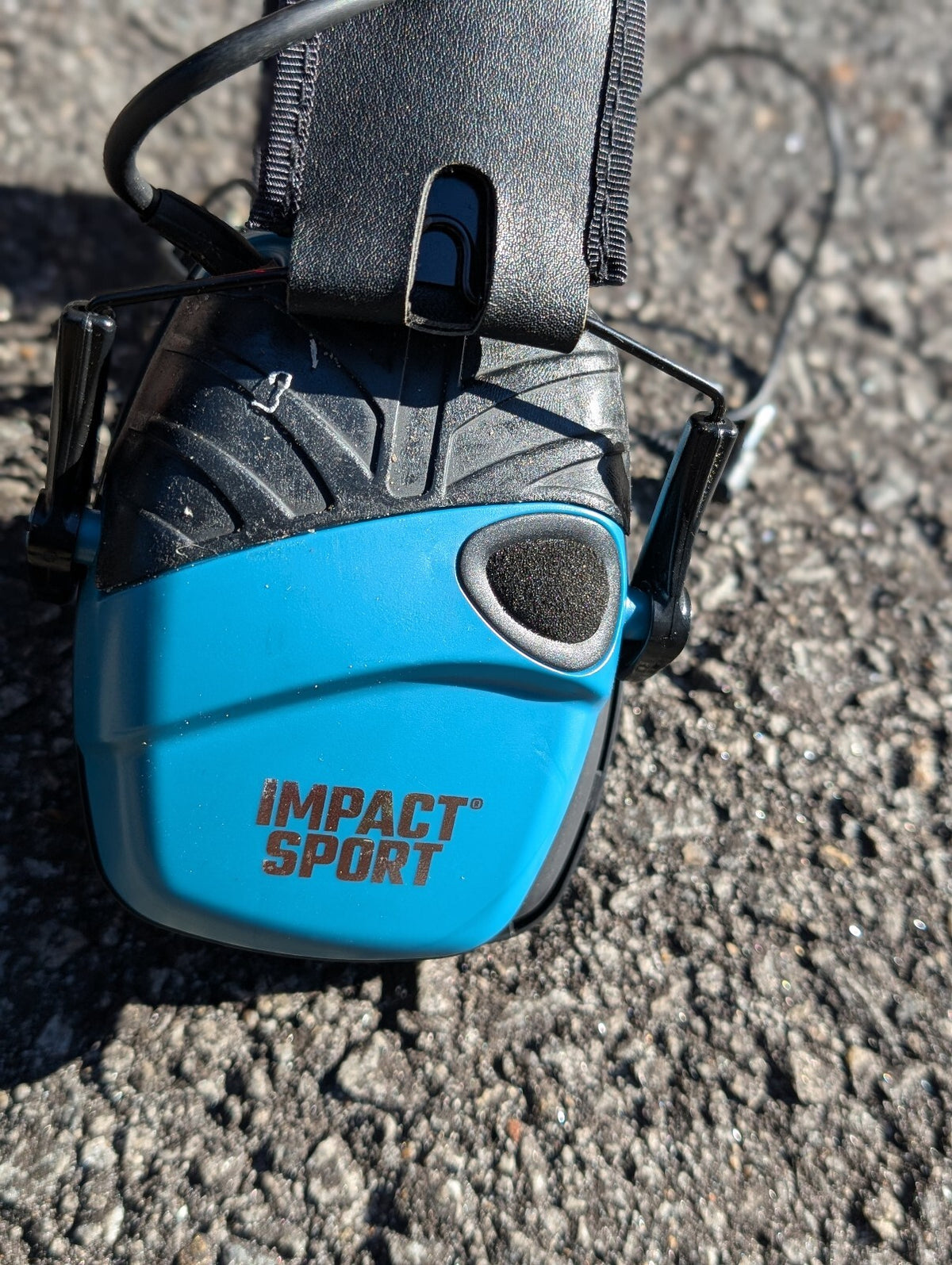 Lot of 2 Howard Leight Impact Sport Electronic Earmuffs Blue Black NIB & Parts