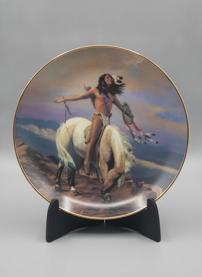 Vintage Franklin Mint Spirit of the Skies Neoma Adams Native Collector Plate