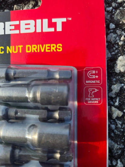 Corebilt 9-Piece Magnetic Nut Driver Set – Impact-Rated
