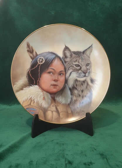 Ardalt Porcelain Collector Plate Winter Scouts by Perillo Signature 1985