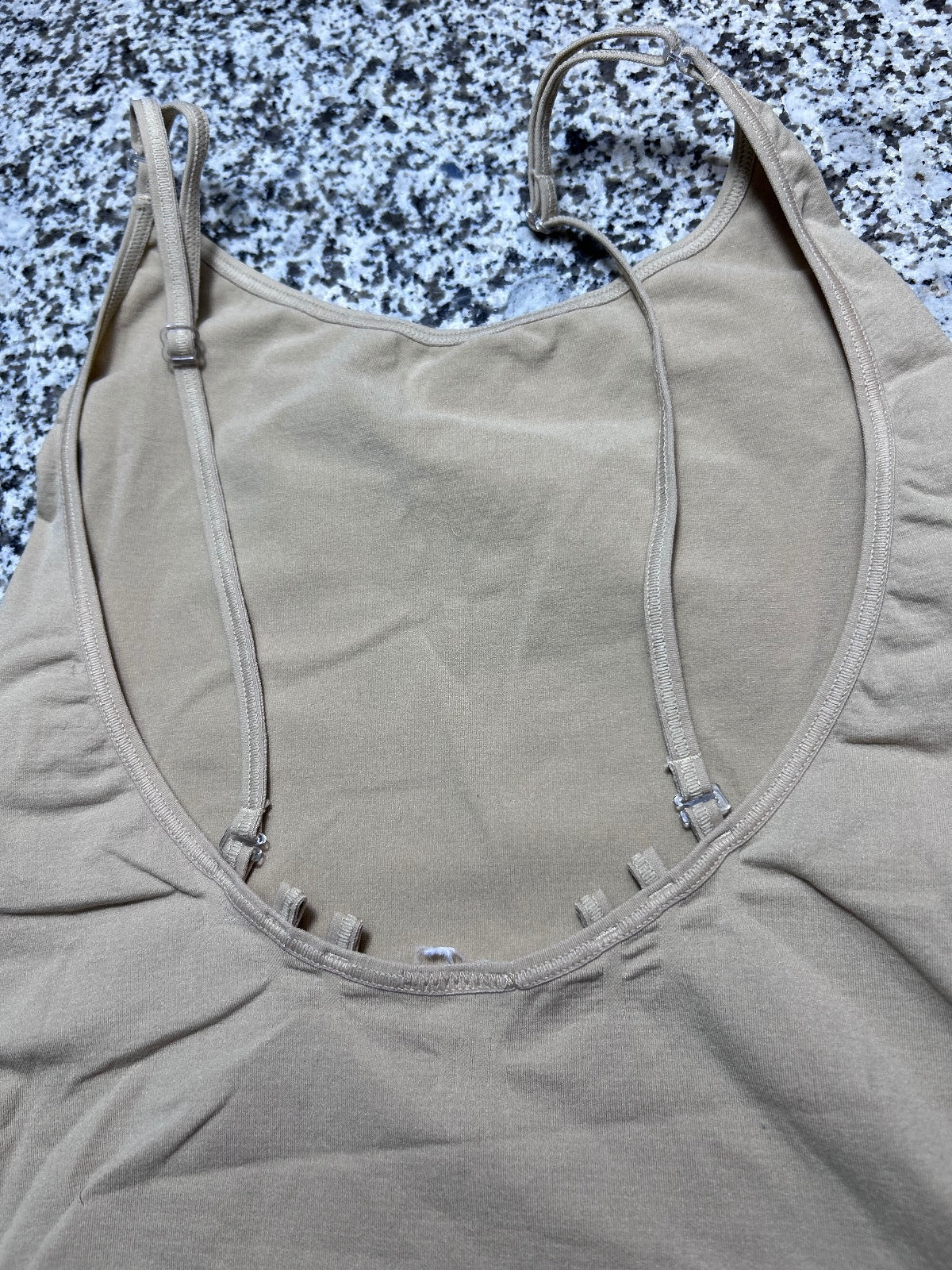 Eurotard Nude Beige Adjustable Camisole Ballet Dance Leotard XL
