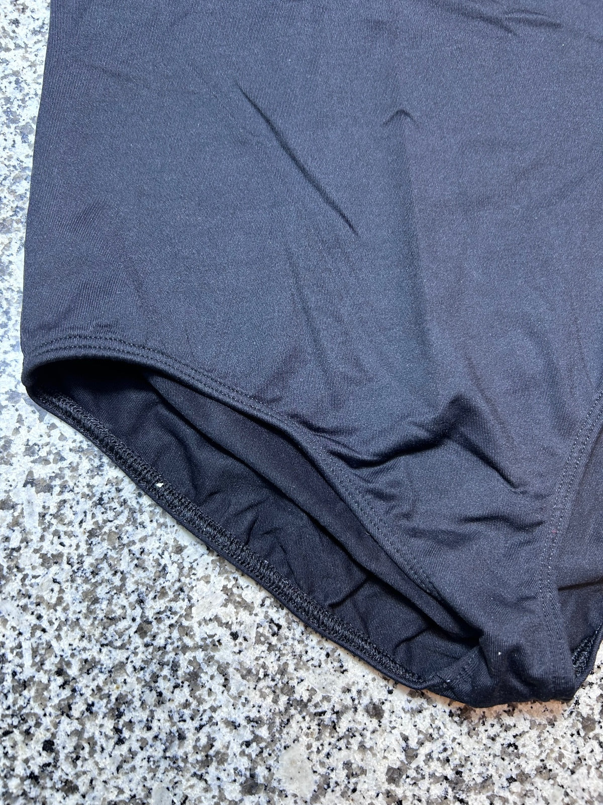 Eurotard Womens Medium Black Microfiber Short Sleeve Dance Leotard Adult M