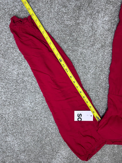 SO Red Smocked Long Sleeve Midi Dress Women's Size Medium NWT Flaw