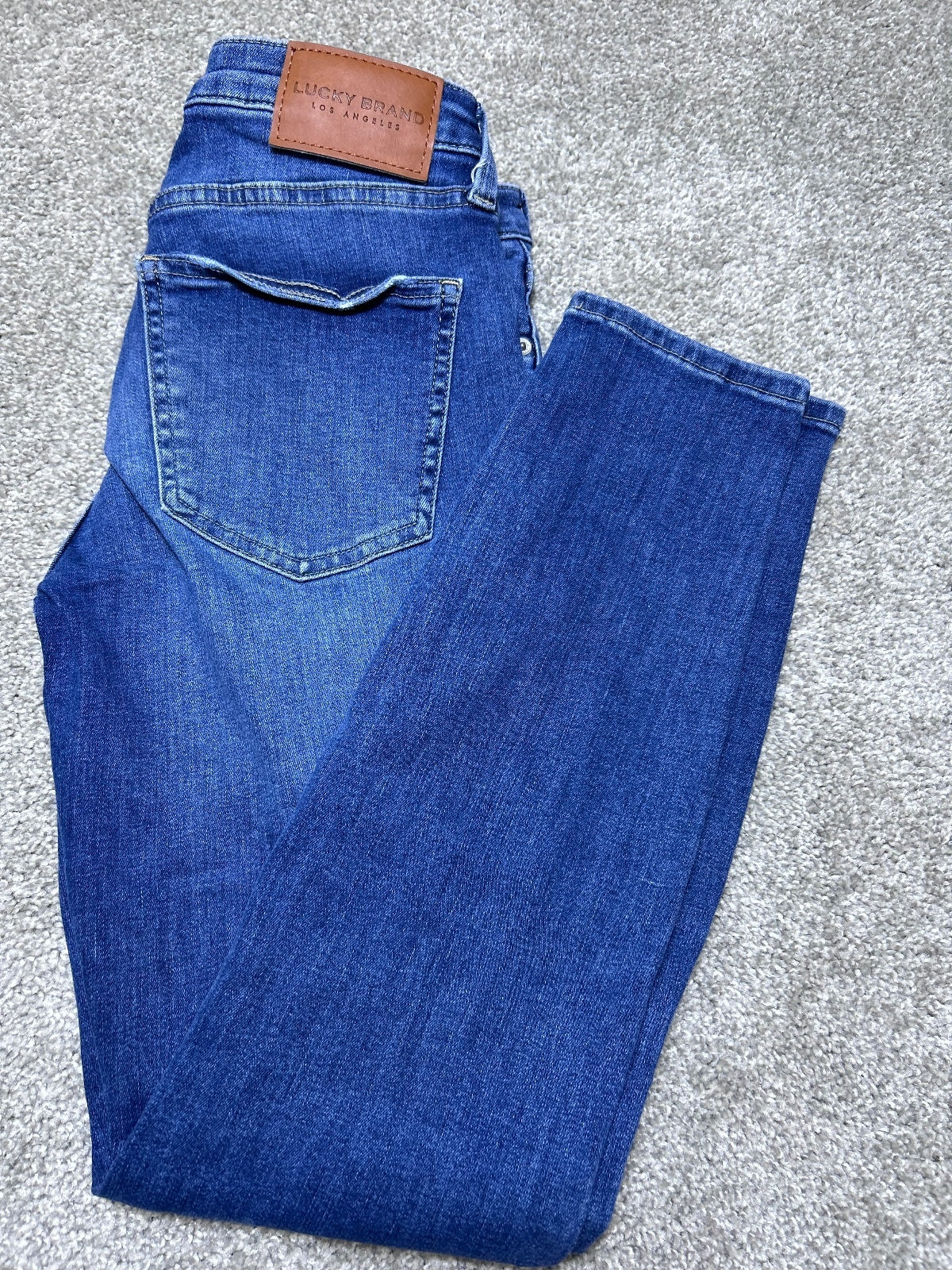 Lucky Brand Lolita Low Rise Skinny Jeans Medium Wash Denim Womens Size 4 / 27