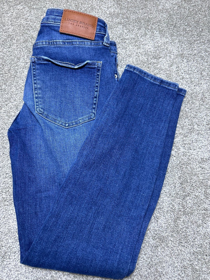 Lucky Brand Lolita Low Rise Skinny Jeans Medium Wash Denim Womens Size 4 / 27