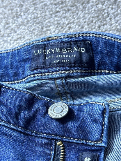 Lucky Brand Lolita Low Rise Skinny Jeans Medium Wash Denim Womens Size 4 / 27