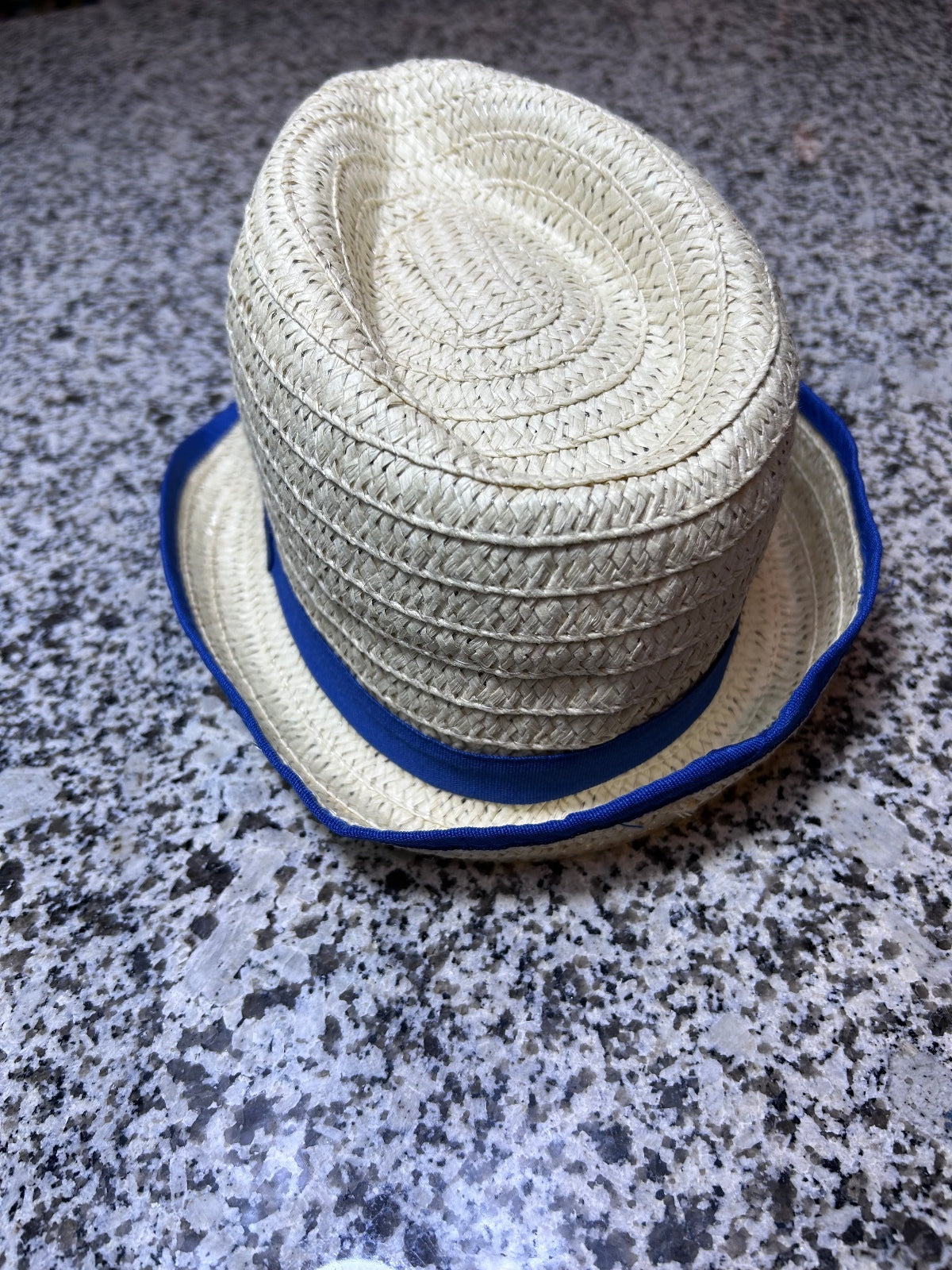 Natural Straw Fedora Sun Hat Summer Beach Vacation Resort Trilby Panama Style