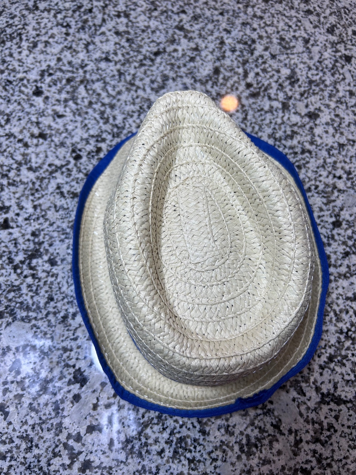 Natural Straw Fedora Sun Hat Summer Beach Vacation Resort Trilby Panama Style