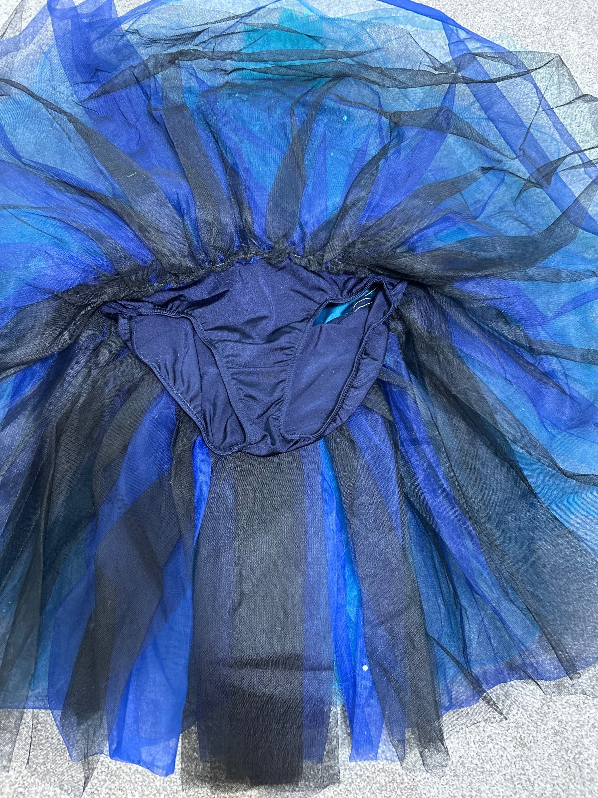 Curtain Call Radiant Reflection E1190 Teal Blue Sequin Sparkle Dance Costume ALA