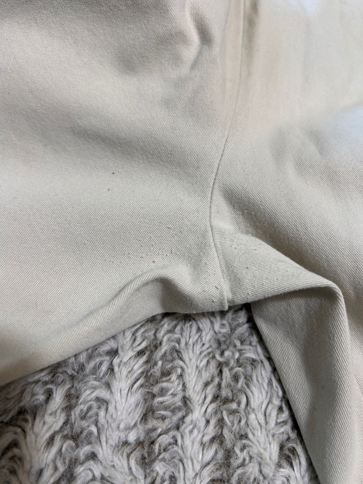 THRIFT Polo Ralph Lauren Mens 40W 29L Preston Chino Pants Spot On Seat Khaki