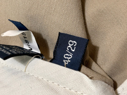 THRIFT Polo Ralph Lauren Mens 40W 29L Preston Chino Pants Spot On Seat Khaki