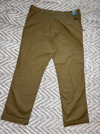 NWT Columbia Mens 40W 32L Tan Beige Outdoor Utility Hiking Pants Regular Fit