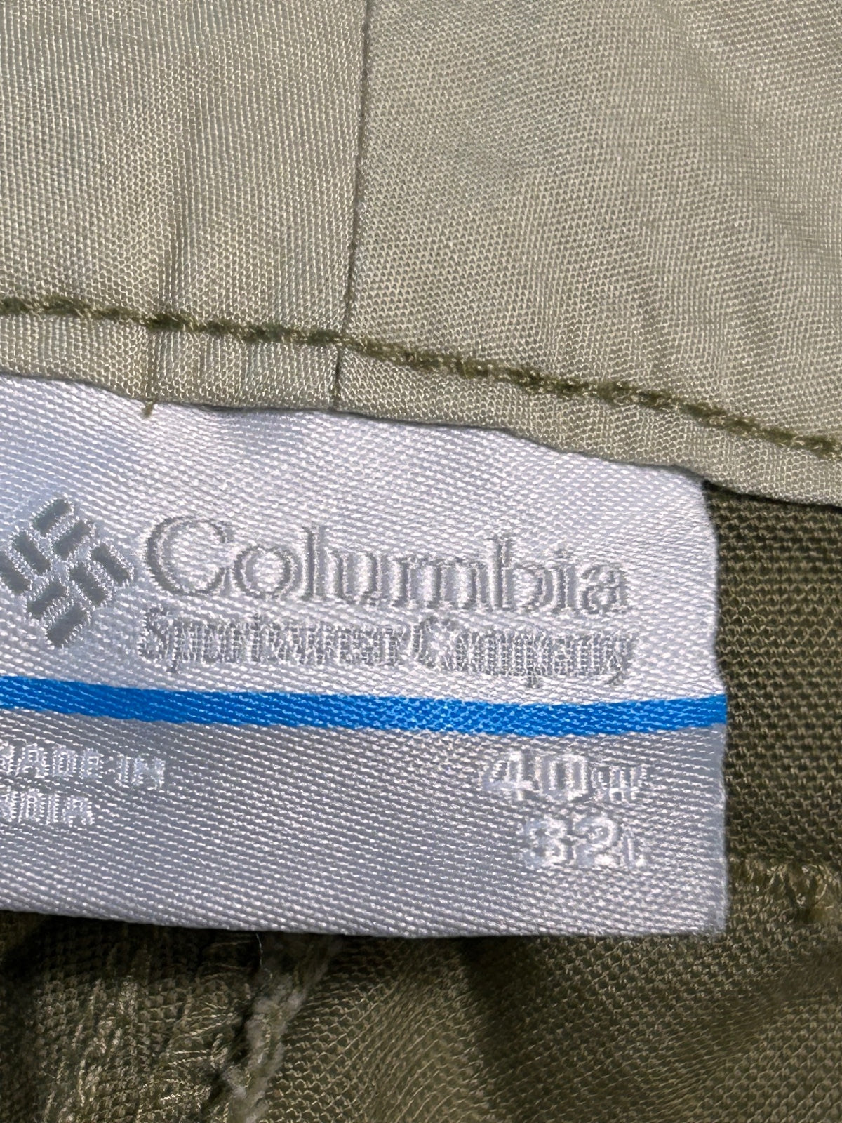 NWT Columbia Mens 40W 32L Tan Beige Outdoor Utility Hiking Pants Regular Fit