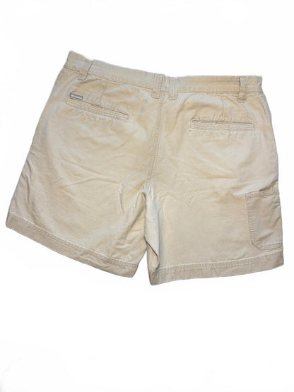 Columbia Men’s Beige Chino Shorts Size 40 W 8 Inseam 100% Cotton Casual Outdoor