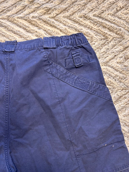 Thrift! Columbia PFG Blue Utility Cargo Shorts Men's XL Mesh Pocket