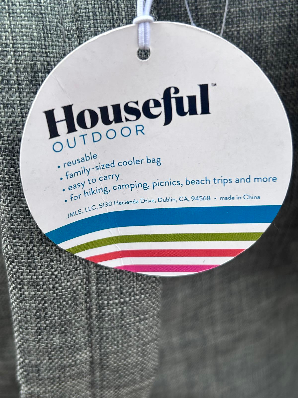 Houseful Outdoor Backpack Cooler Bag – 14" x 11" – Holds Up to 25 Cans – NWT