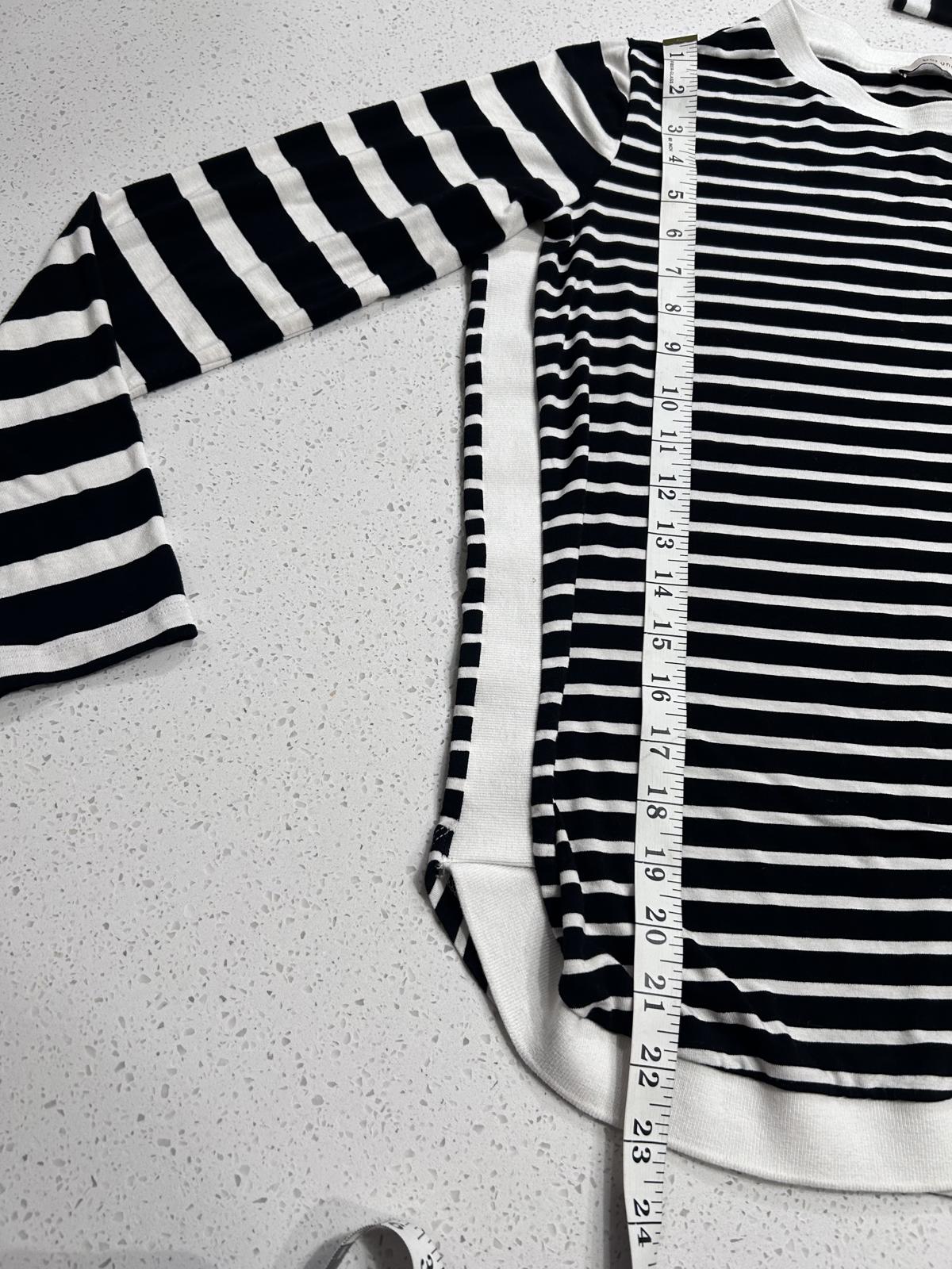M&S Per Una Striped Button Down Shirt