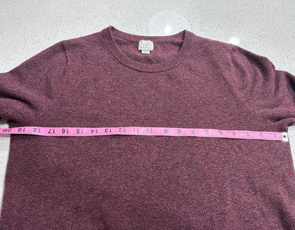 A New Day Burgundy Crew Neck Sweater – Marled Knit – Women’s Size Large