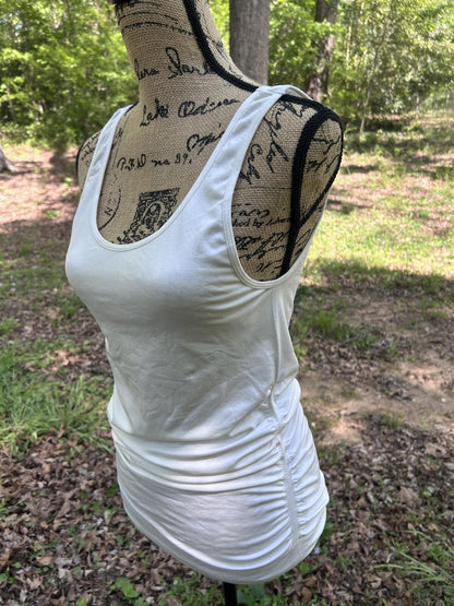 Maternity Essential: Comfort Stretch Camisole - White
