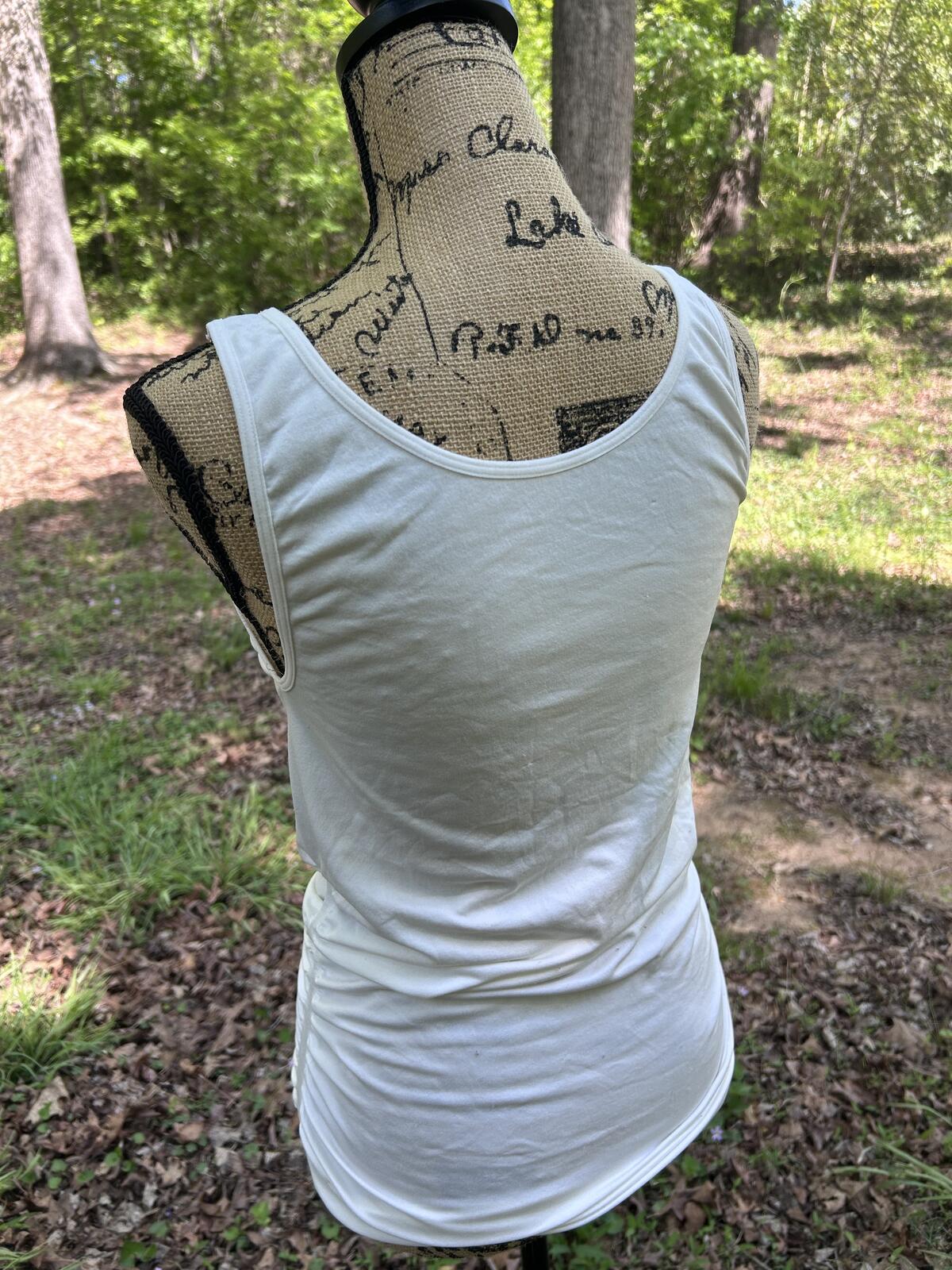 Maternity Essential: Comfort Stretch Camisole - White
