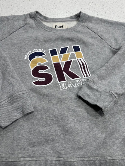 Pact Organic Cotton "Ski Happy" Sweatshirt