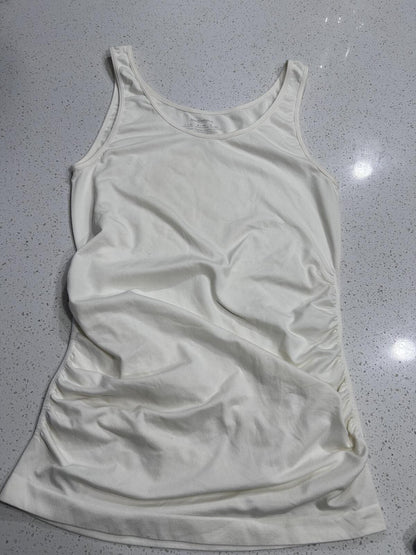 Maternity Essential: Comfort Stretch Camisole - White