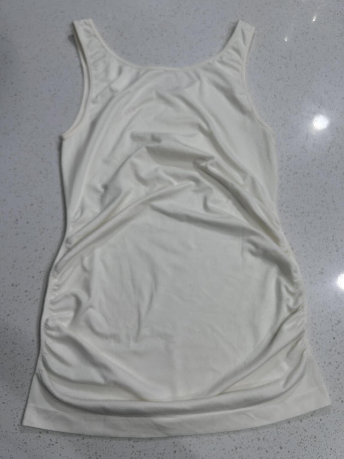 Maternity Essential: Comfort Stretch Camisole - White