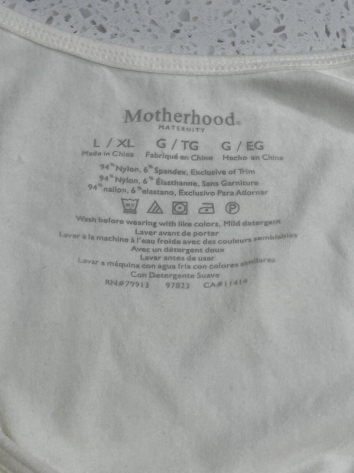 Maternity Essential: Comfort Stretch Camisole - White