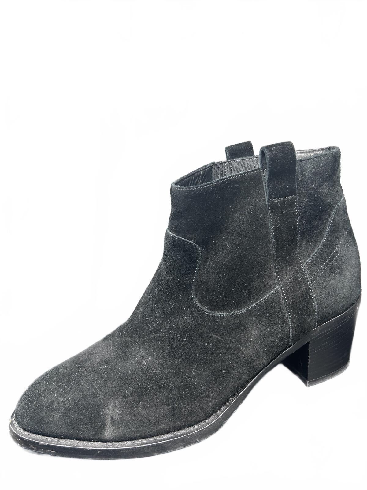Burberry Black Suede Ankle Boots |  On Sale!