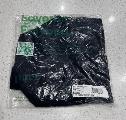 New! Pact Black XL Organic Women’s Underwear
