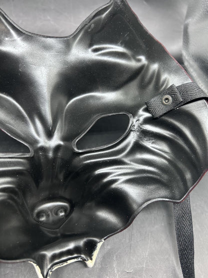Atelier Pirate Handmade Red Wolf Theatrical Mask