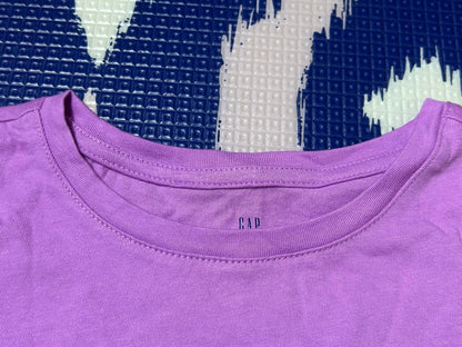 Gap Girls' Violet Long Sleeve Organic Cotton Top Size 4-5 Years NWT