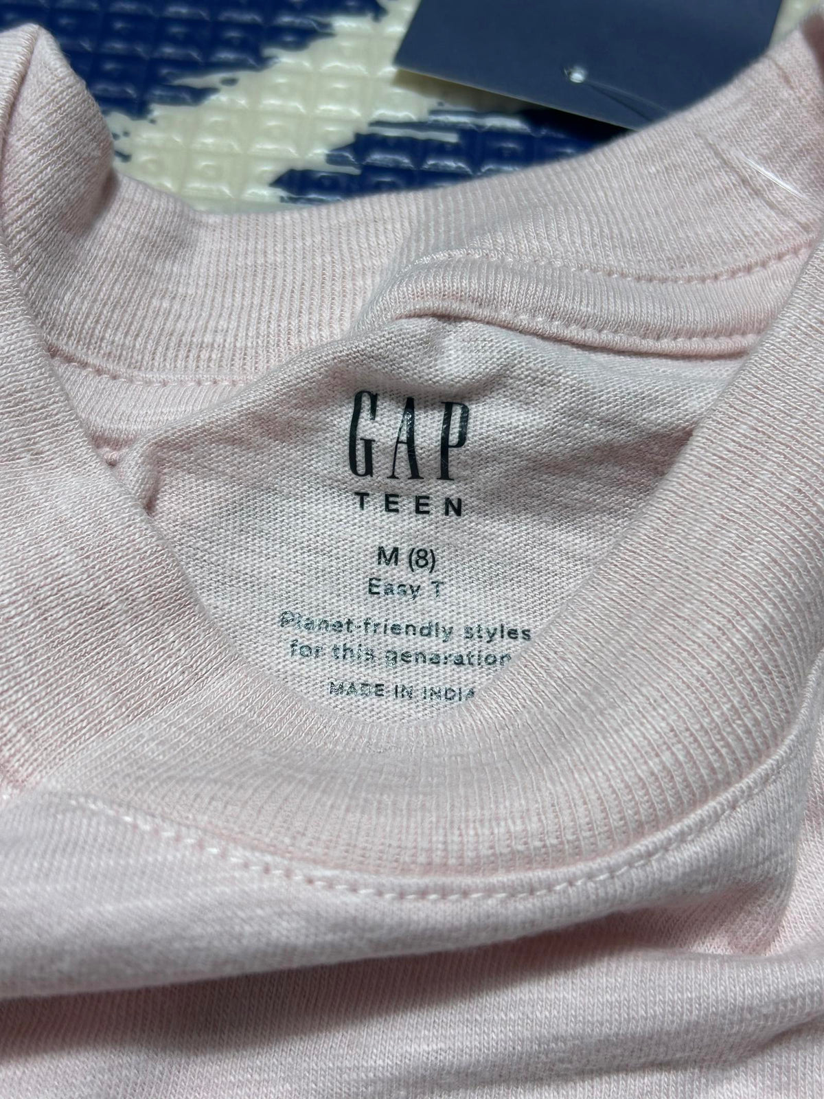 ORGANIC Teen GAP Soft Misty Rose Shirt - Size Med