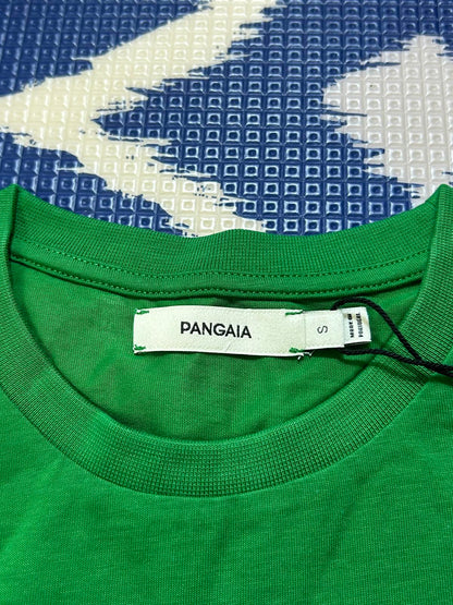 🔥 NWT PANGAIA Organic Cotton Solomon Tee | Green | Small | Rare Embroidery