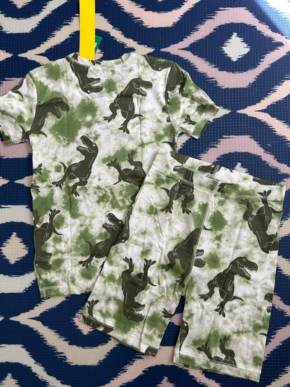 SZ 14yrs 🌱ORGANIC🌱 Gap Kids  | Green  Dino PJ Set