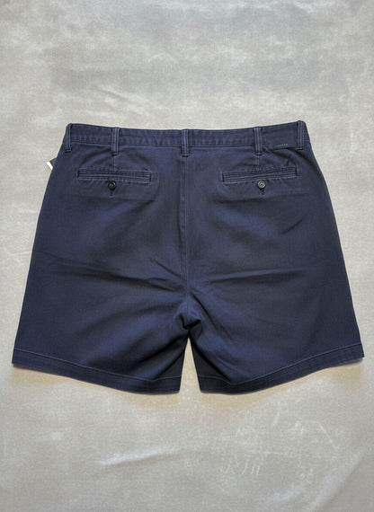 Nautica Men Size 40 W40 The Deck Short Navy Blue Classic Fit Stretch Chino