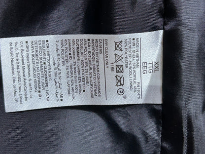 Old Navy Men's XXL Dark Gray Wool Look Overcoat Button Front Coat Jacket