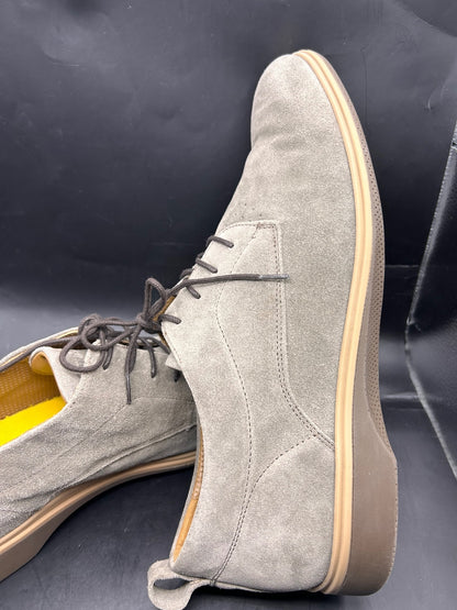 Amberjack Men's Size 13 Grey Suede Derby Oxfords Shoes The Original