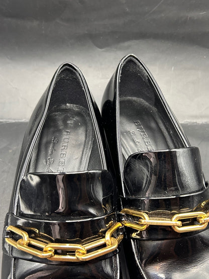 Burberry Women Leather Pumps Heels Shoes Size EU 38 1/2 US 8.5 Italy