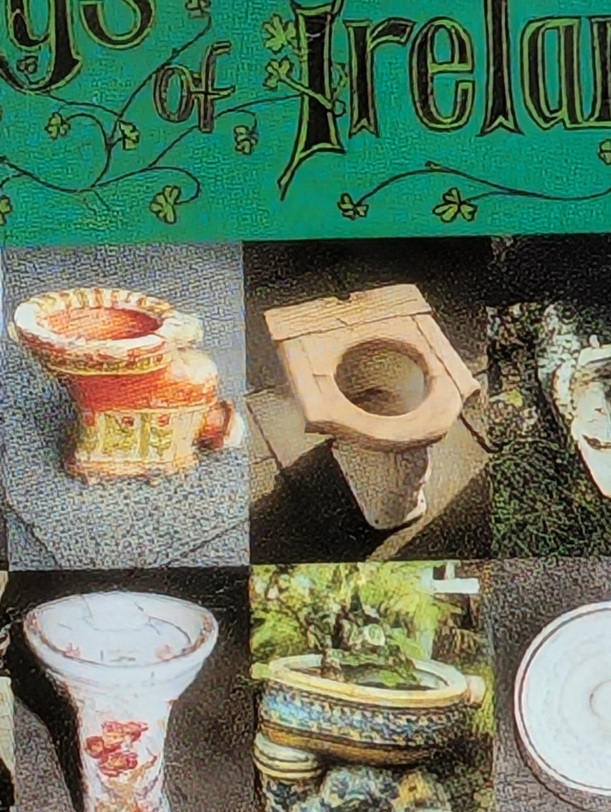 Bogs of Ireland Toilet Seat Novelty Souvenir Fridge Magnet Irish Gag Gift 3”