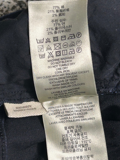 Burberry Brit Women's Dark Blue Skinny Jeans Stretch Denim Size 32