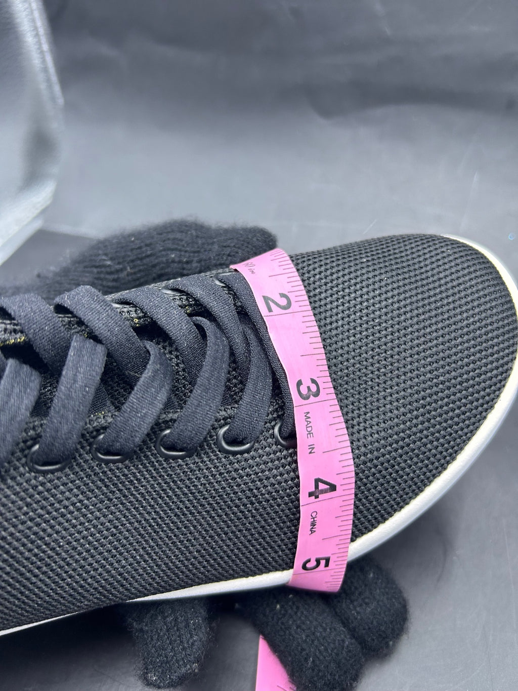 Atoms Model 000 Black Knit Sneakers Size L7 US Women's 5 Men's 3.5 Unisex