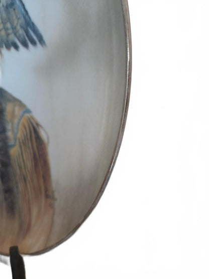Vintage 10.25" Gregory Perillo Native American Man & Hawk Collector Plate